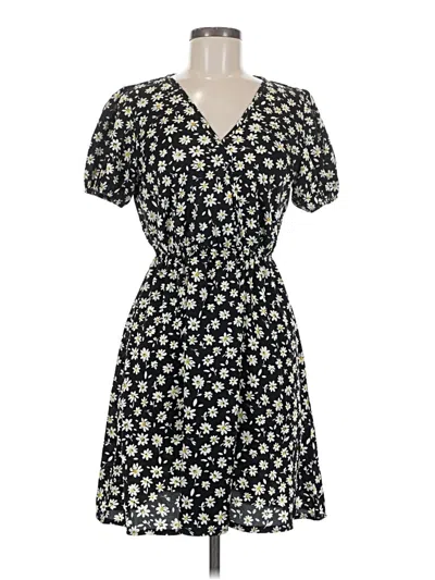 Pre-owned Shein Casual Dress In Black