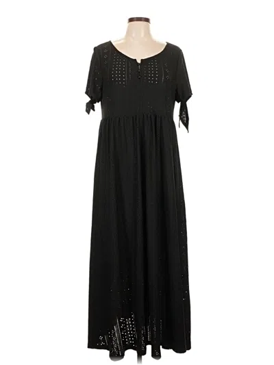 Pre-owned Shein Casual Dress In Black