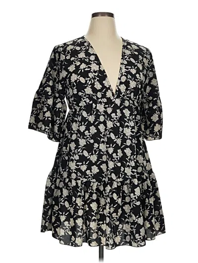 Pre-owned Shein Casual Dress In Black