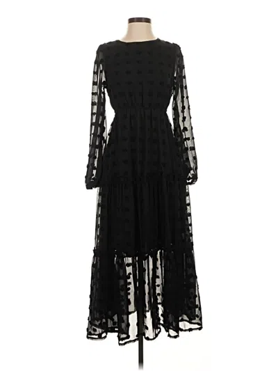 Pre-owned Shein Casual Dress In Black