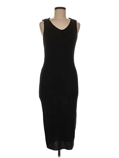Pre-owned Shein Casual Dress In Black