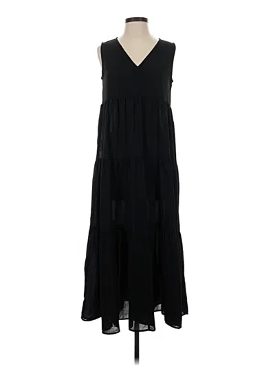 Pre-owned Shein Casual Dress In Black