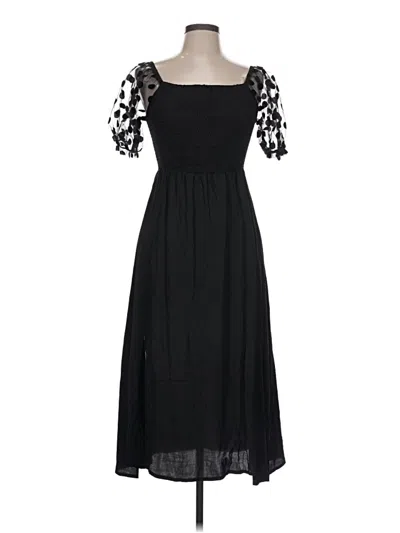 Pre-owned Shein Casual Dress In Black