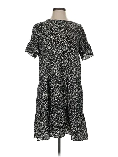 Pre-owned Shein Casual Dress In Black