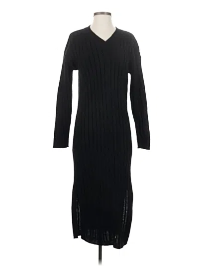 Pre-owned Shein Casual Dress In Black