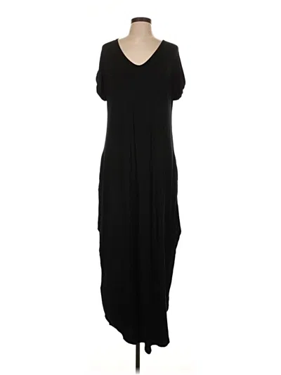 Pre-owned Shein Casual Dress In Black