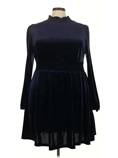 Pre-owned Shein Casual Dress In Black