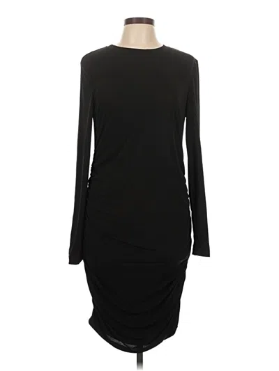Pre-owned Shein Casual Dress In Black