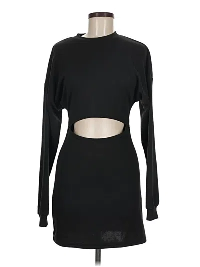 Pre-owned Shein Casual Dress In Black