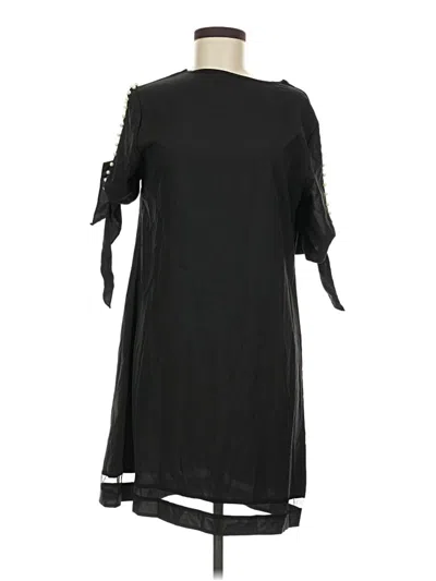 Pre-owned Shein Casual Dress In Black