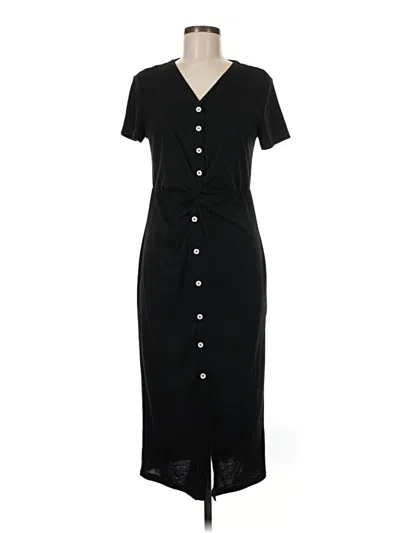Pre-owned Shein Casual Dress In Black