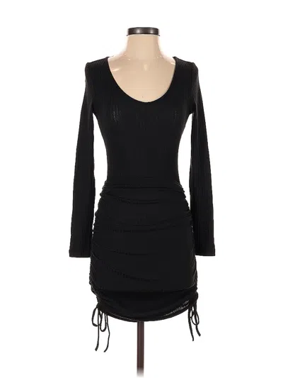 Pre-owned Shein Casual Dress In Black