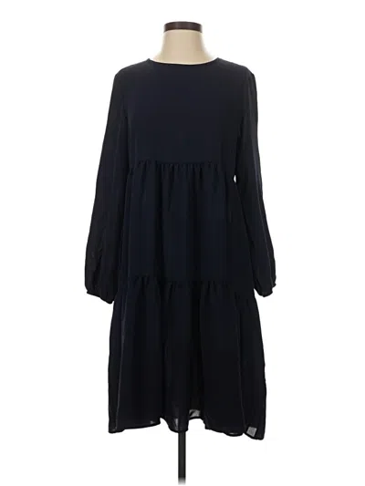 Pre-owned Shein Casual Dress In Black