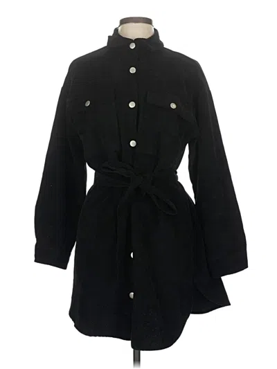 Pre-owned Shein Casual Dress In Black