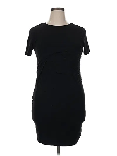 Pre-owned Shein Casual Dress In Black