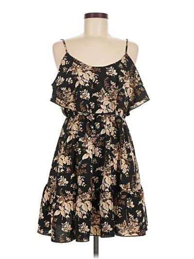 Pre-owned Shein Casual Dress In Black