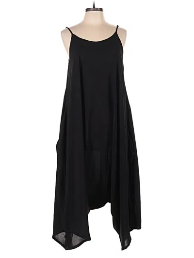 Pre-owned Shein Casual Dress In Black