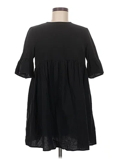 Pre-owned Shein Casual Dress In Black
