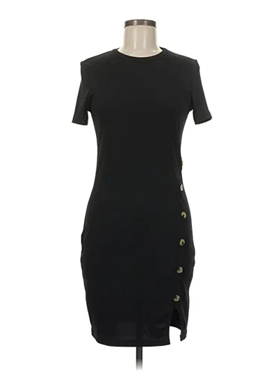 Pre-owned Shein Casual Dress In Black