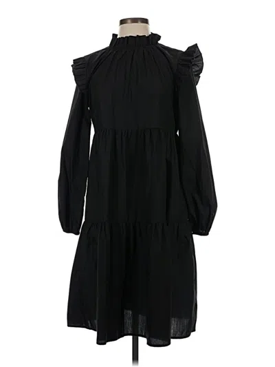 Pre-owned Shein Casual Dress In Black