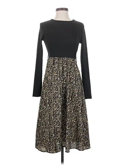 Pre-owned Shein Casual Dress In Black