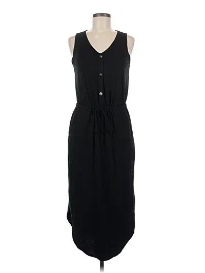 Pre-owned Shein Casual Dress In Black