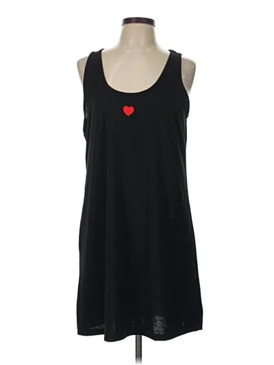 Pre-owned Shein Casual Dress In Black