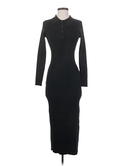 Pre-owned Shein Casual Dress In Black