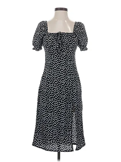 Pre-owned Shein Casual Dress In Black