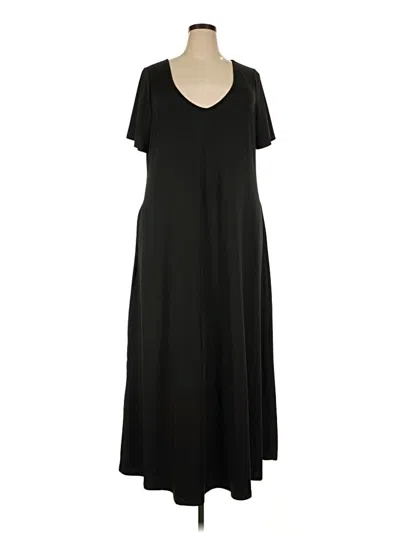 Pre-owned Shein Casual Dress In Black