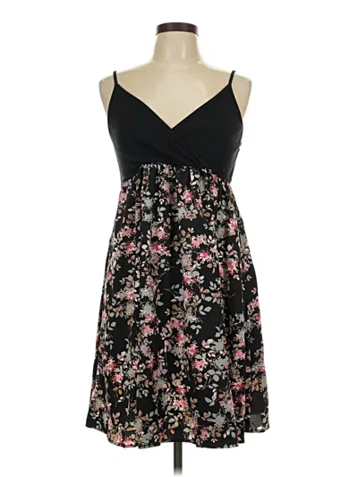 Pre-owned Shein Casual Dress In Black