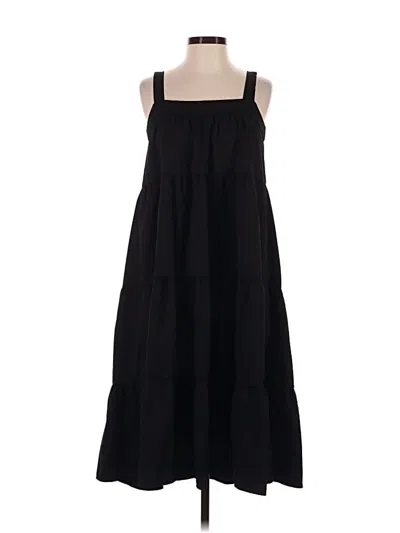 Pre-owned Shein Casual Dress In Black