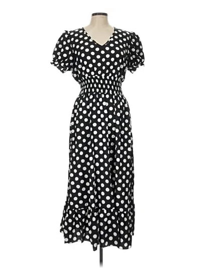 Pre-owned Shein Casual Dress In Black