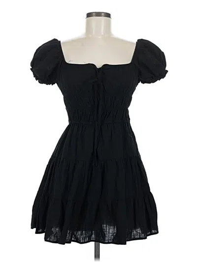 Pre-owned Shein Casual Dress In Black