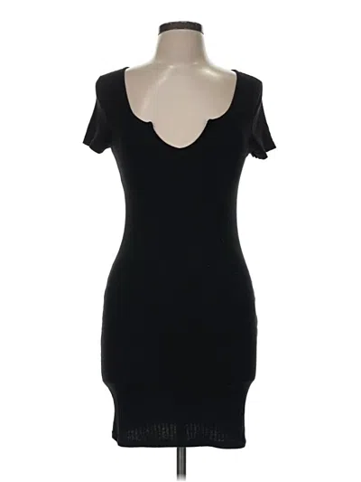 Pre-owned Shein Casual Dress In Black