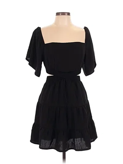 Pre-owned Shein Casual Dress In Black