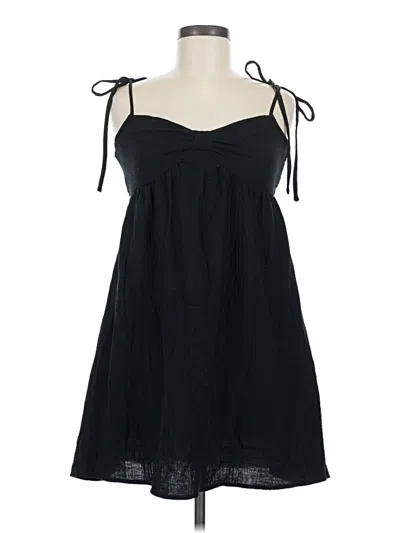 Pre-owned Shein Casual Dress In Black