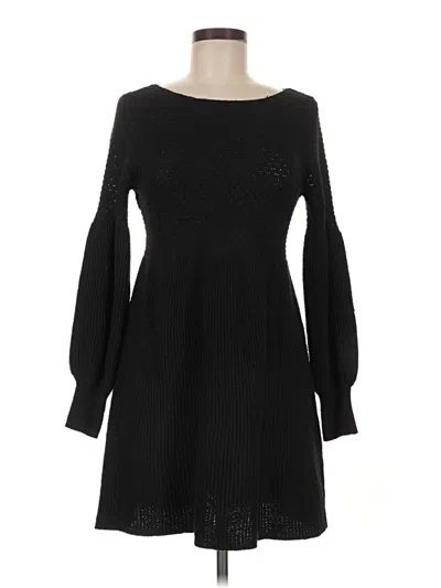 Pre-owned Shein Casual Dress In Black
