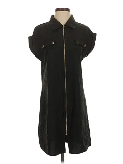 Pre-owned Shein Casual Dress In Black