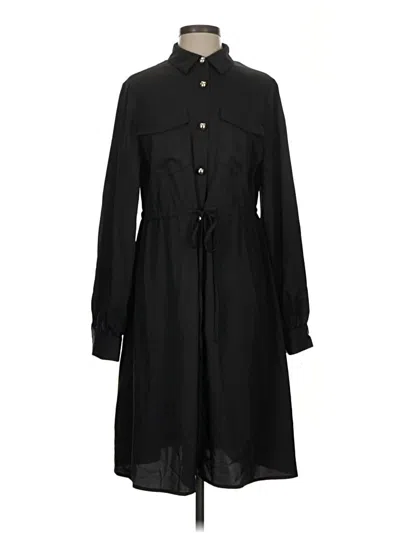 Pre-owned Shein Casual Dress In Black