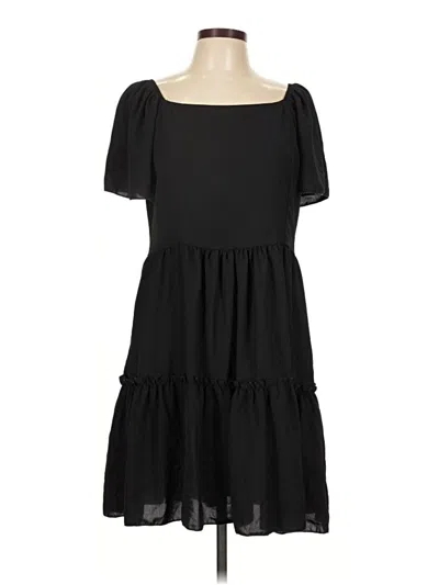 Pre-owned Shein Casual Dress In Black