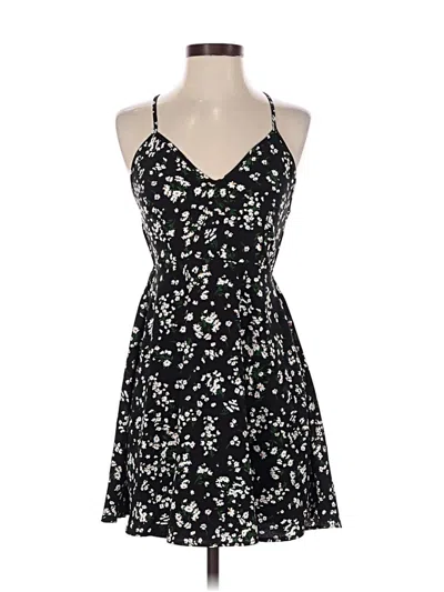Pre-owned Shein Casual Dress In Black