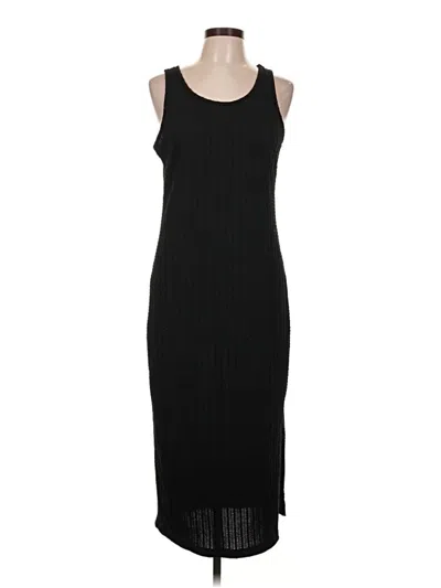 Pre-owned Shein Casual Dress In Black