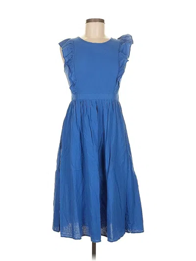 Pre-owned Shein Casual Dress In Blue