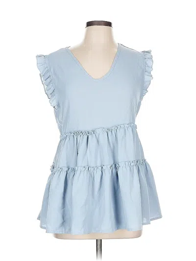 Pre-owned Shein Casual Dress In Blue