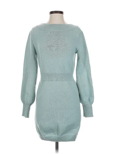 Pre-owned Shein Casual Dress In Blue