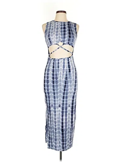 Pre-owned Shein Casual Dress In Blue