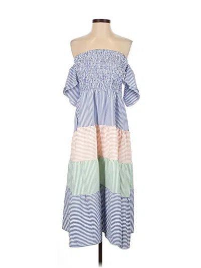 Pre-owned Shein Casual Dress In Blue