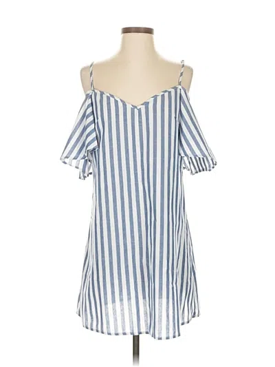 Pre-owned Shein Casual Dress In Blue