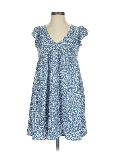 Pre-owned Shein Casual Dress In Blue